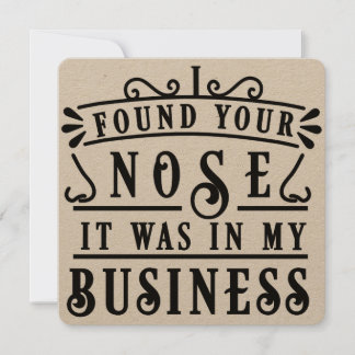 INVITATION TROUVE TON NEZ