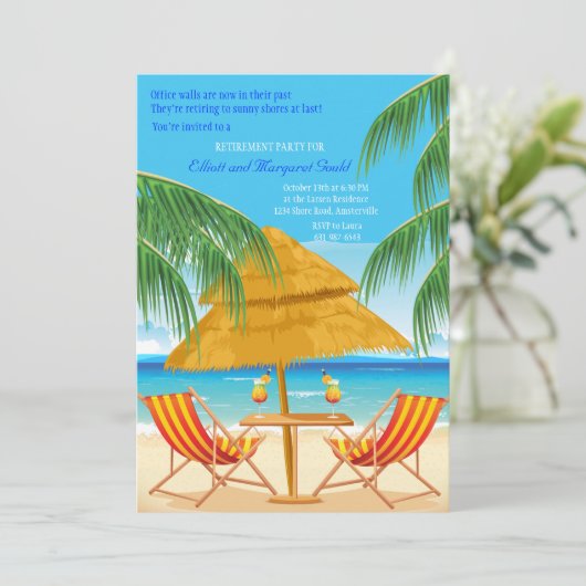 Invitation trouvée par paradis de partie de (Debout devant)