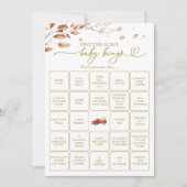 Invitation Trouver Le Jeu De Bingo Bébé Invité (Devant)