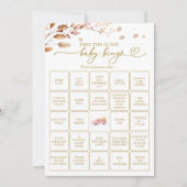 Invitation Trouver Le Jeu De Bingo Bébé Invité (Devant)