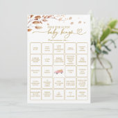 Invitation Trouver Le Jeu De Bingo Bébé Invité (Debout devant)