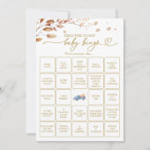 Invitation Trouver Le Jeu De Bingo Bébé Invité (Devant)