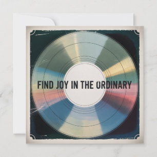 Invitation Trouvez la joie dans l'ordinaire