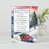 Invitation Truck on over Christmas party open house (Debout devant)