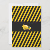 Invitation Truck Party en construction Baby shower (Dos)