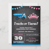 Invitation Trucks ou Tiaras (Devant)