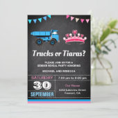 Invitation Trucks ou Tiaras (Debout devant)