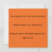 INVITATION TRUCS ET FRITURES FRENCHIE (Dos)