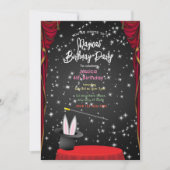 Invitation Trucs magiques : Invitati fête d'anniversaire ench (Devant)