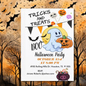 Invitation Trucs Ou Traites Ghost Mignonne Halloween Invitati