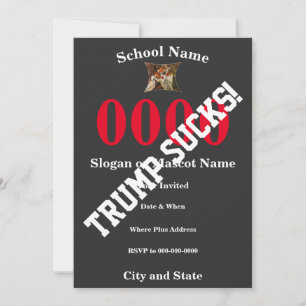 Invitation Trump 15e 20e 25e 30e 35e 40e 45e 50e