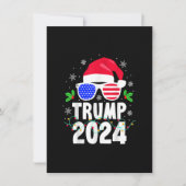 Invitation Trump 2024 Noël Noël Noël Noël Fête (Devant)
