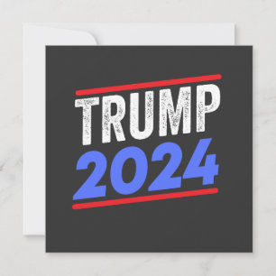 Invitation Trump 2024 Pour Président Donald Jr. Maga Élection