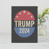 Invitation Trump 2024 Votez à nouveau Élection drôle Trump à  (Debout devant)