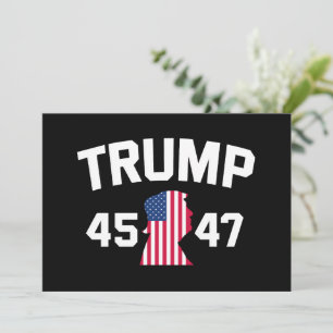 Invitation Trump 45 47 2024 Président