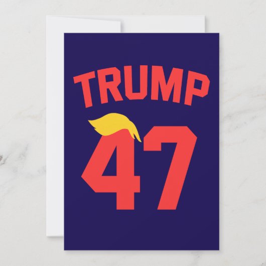 Invitation Trump 47 Président (Devant)