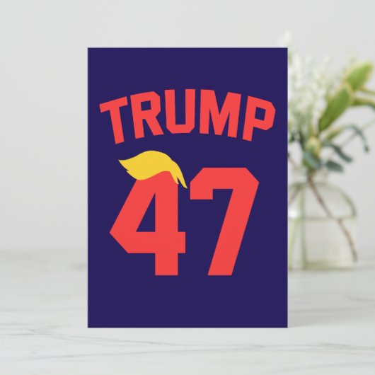 Invitation Trump 47 Président (Debout devant)