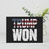 Invitation Trump a gagné la 47e élection présidentielle améri (Debout devant)