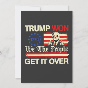 Invitation Trump a gagné Nous le Peuple En finir Inauguration