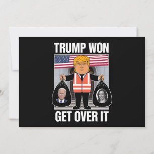 Invitation Trump a gagné, passez à autre chose, Maga a gagné