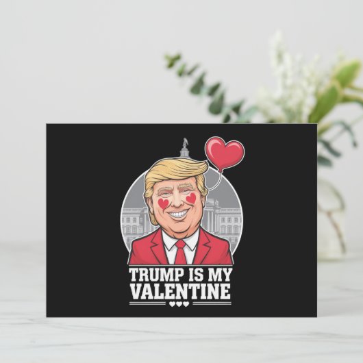 Invitation Trump est ma Saint Valentin (Debout devant)