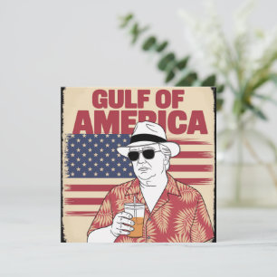 Invitation Trump, le président Trump de l'Amérique du Golfe d