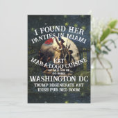 Invitation Trump Panties Miami Catholic Church White (Debout devant)