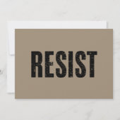 Invitation Trump résiste à la contestation anti-politique de  (Devant)