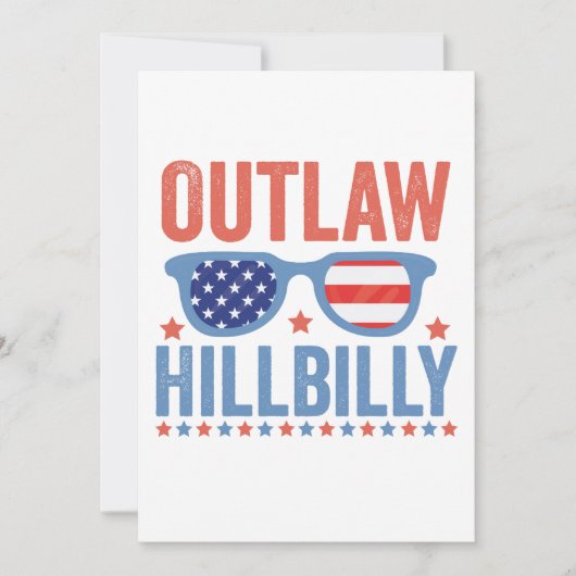 Invitation Trump Vance 2024 - Élection Hillbilly hors-la-loi (Devant)