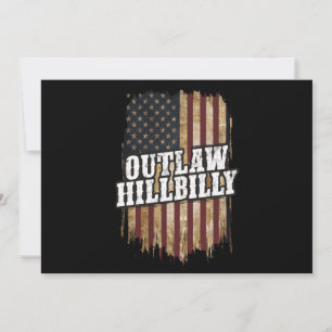 Invitation Trump Vance 2024 J.D. Vance Outlaw Hillbilly