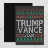 Invitation Trump Vance reprennent l'Amérique Élection Vote US (Devant / Derrière)