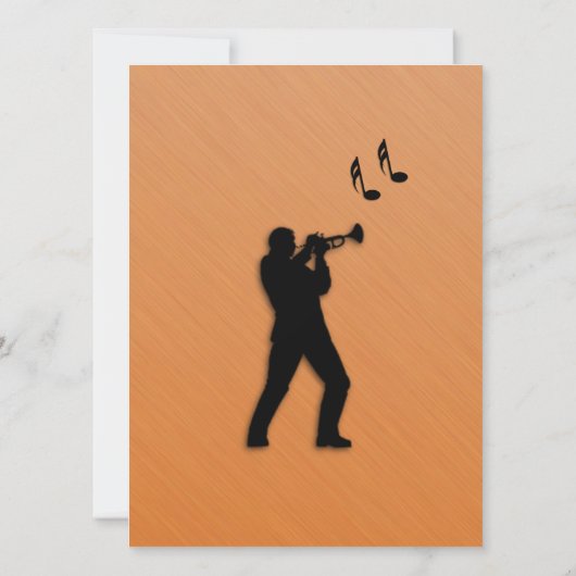 Invitation Trumpet de rouille (Dos)