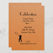 Invitation Trumpet de rouille (Devant / Derrière)