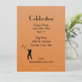 Invitation Trumpet de rouille (Debout devant)