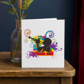 Invitation Trumpet Player Art Work