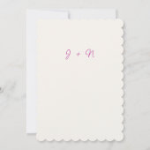 Invitation Trumpet sauvage violet Vin Fleur Jardin Mariage (Dos)