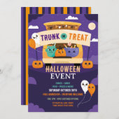 Invitation Trunk Event Halloween Car Party (Devant / Derrière)