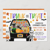Invitation Trunk or Treat (Devant / Derrière)