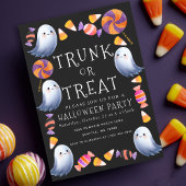 Invitation Trunk or Treat mignonne Ghosts Candy Halloween Par