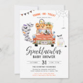 Invitation Trunk Ou Treat | Baby shower Halloween (Devant)