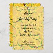 Invitation Ttacos jaunes (Devant / Derrière)