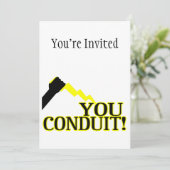 Invitation Tu as fini (Debout devant)