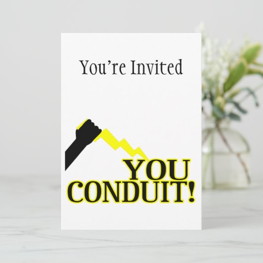 Invitation Tu as fini (Debout devant)