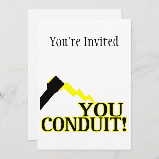 Invitation Tu as fini (Devant / Derrière)