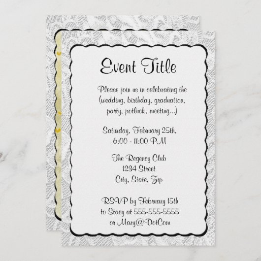 Invitation Tu es mon soleil. (Devant / Derrière)