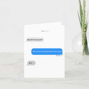 Invitation Tu es parfait   Saint-Valentin   Romantique