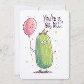 Invitation Tu es un amour ! | Un gros dille d'anniversaire (Devant)