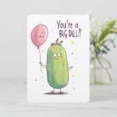 Invitation Tu es un amour ! | Un gros dille de l'anniversaire (Debout devant)