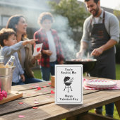 Invitation Tu fumes chaud ! Funny BBBQ Saint Valentin