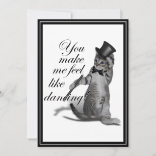Invitation Tu me fais sentir comme Danser ! Tap Chat de danse
